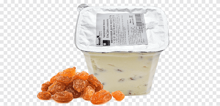 Творог с изюмом