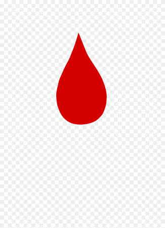 Нарисованная капля крови