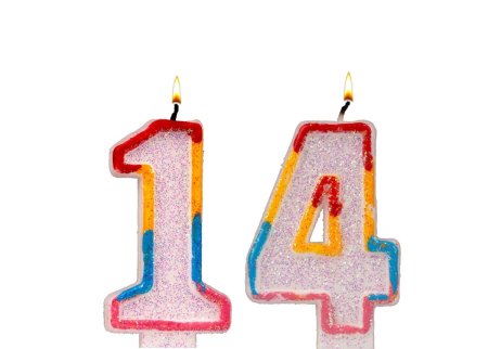Свечка 14 лет