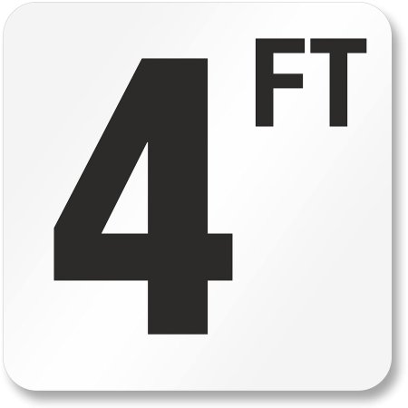 Цифра 14 черная