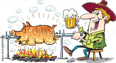 Шашлык карикатура
