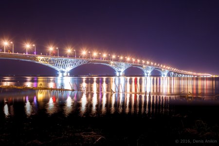Саратовский мост с Энгельса