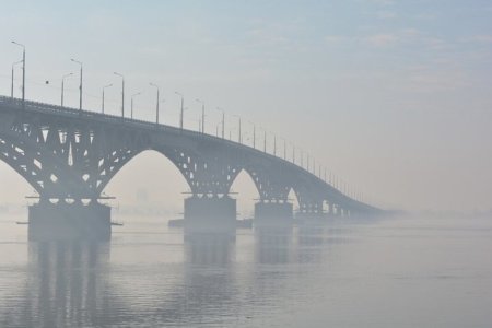 Мост Саратов Энгельс чб