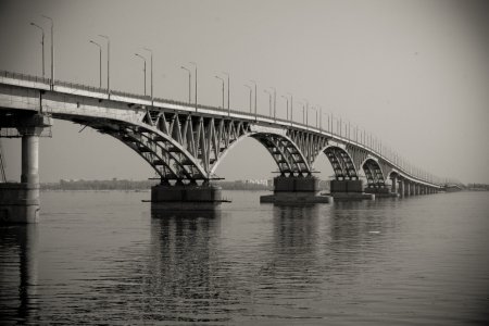 Мост Саратов Энгельс рисунок