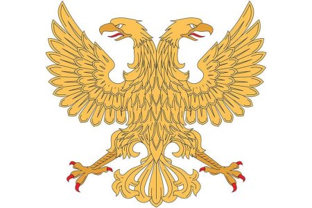 Орел СВГ двуглавый svg