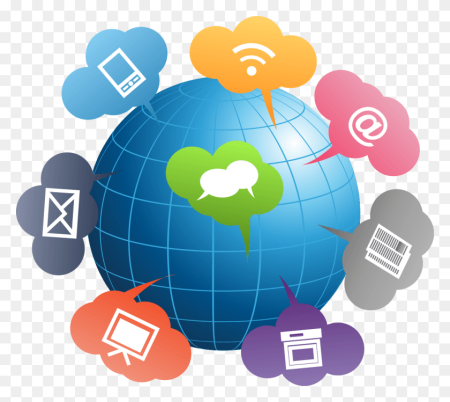 Интернет на прозрачном фоне