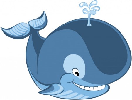 Кит мультяшный