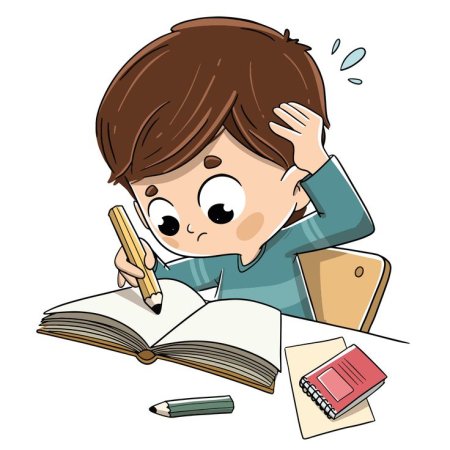 Ученик иллюстрация