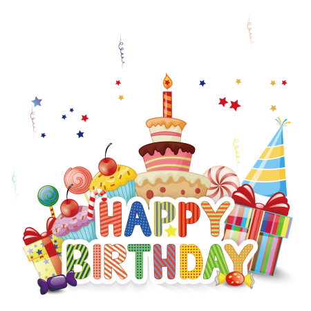 Happy Birthday надпись