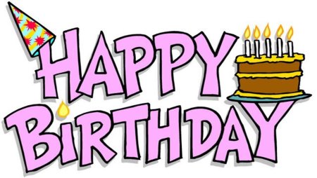 Happy Birthday надпись
