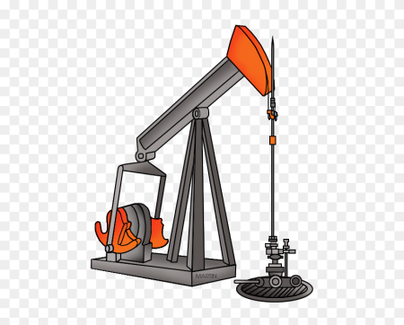 Нефтяная вышка силуэт