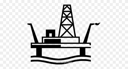 Нефтяная качалка вектор