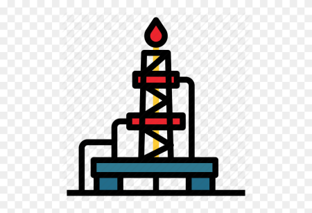 Газовые и нефтяные вышки вектор