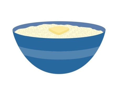 Тарелка с кашей