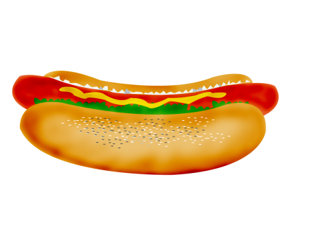 Хот дог рисунок