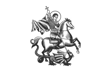 Георгий Победоносец вектор