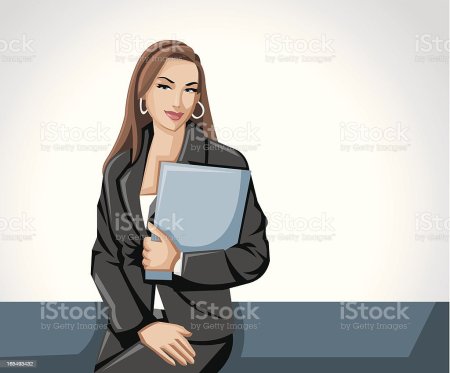 Секретарь за компьютером