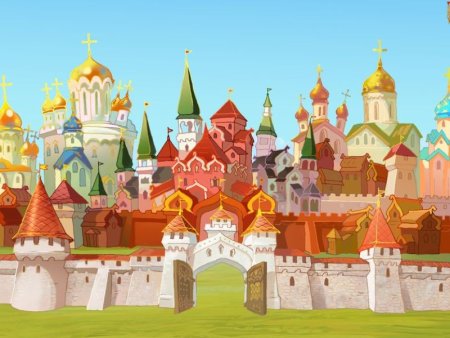 Киев град из мультика три богатыря