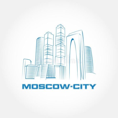 Москва Сити вектор
