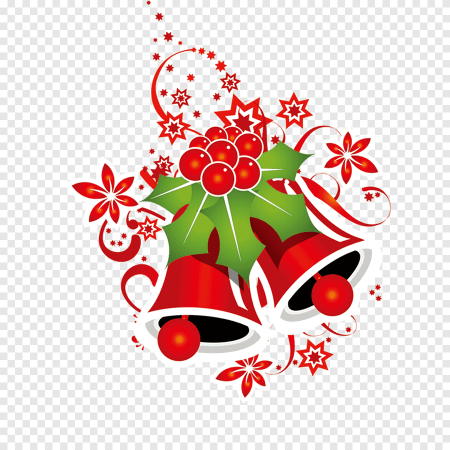 Новогодние колокольчики вектор