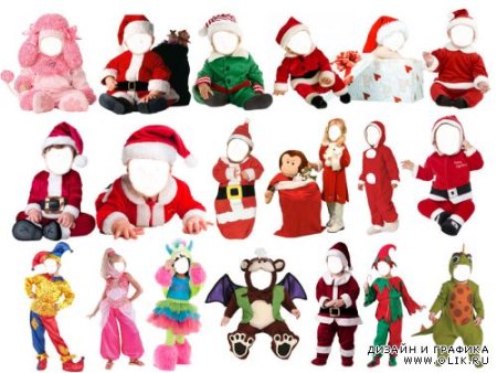 Новогодние персонажи костюмы