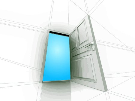 Открытая дверь