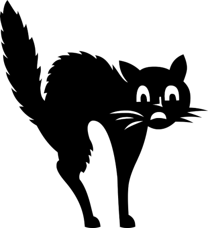 Рисовать черного кота