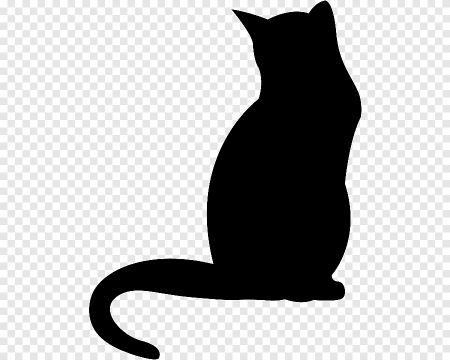 Силуэт кошки
