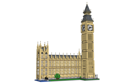 Биг Бен сбоку