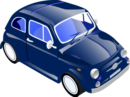 Fiat 500 вектор