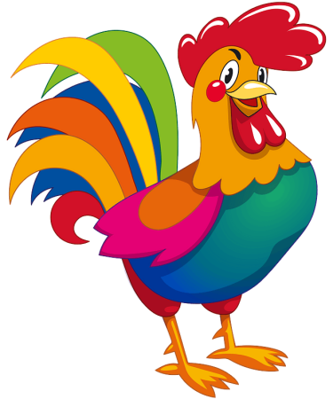 Петушок мультяшный