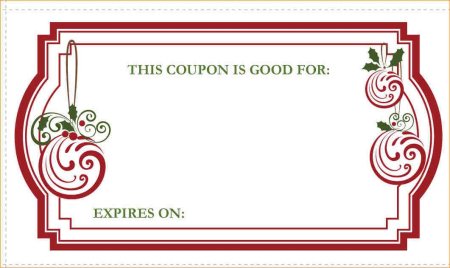 Coupon шаблон