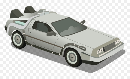 DELOREAN DMC-12 time Machin чертёж