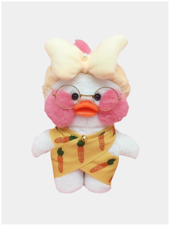 Мягкая игрушка утка lalafanfan