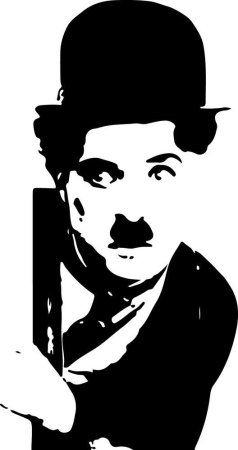 Чарли Чаплин чб