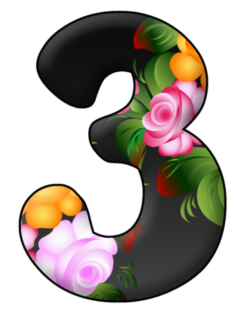 Красивая цифра 3