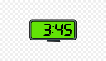 Электронные часы 9:00