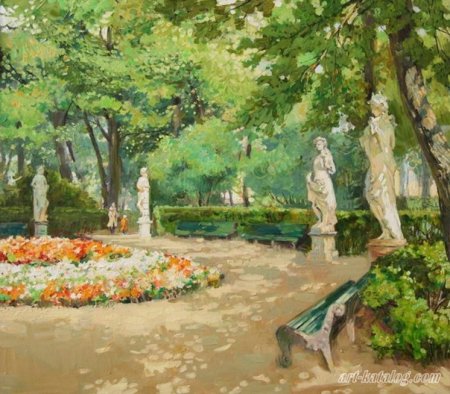 Летний сад Санкт-Петербург Ахматов