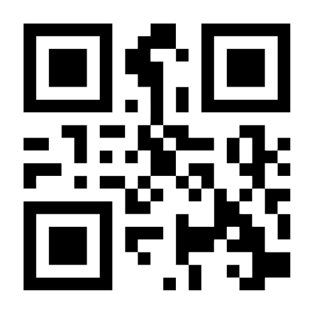 QR код черный