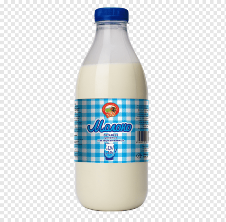 Молоко на белом фоне