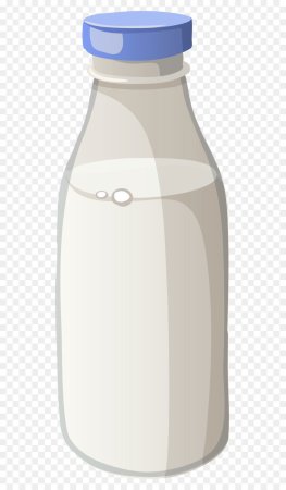 Молоко на прозрачном фоне