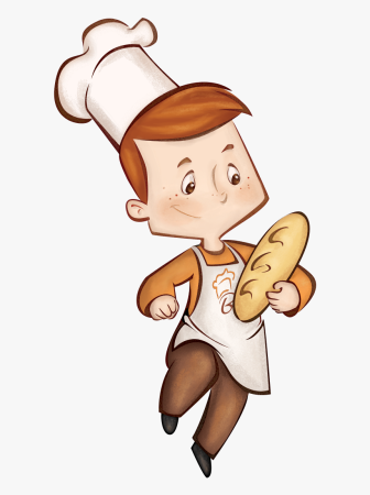 Пекарь иллюстрация