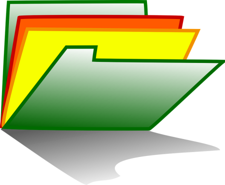 Папка мультяшная