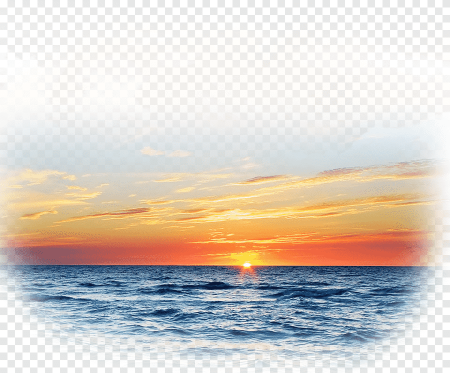 Закат на море