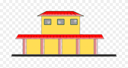 Здание вокзала иконка