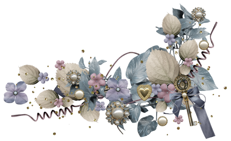 Цветочные бордюры на прозрачном фоне