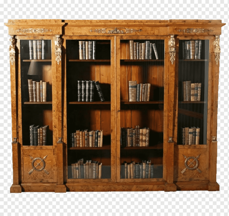 Старинный книжный стеллаж