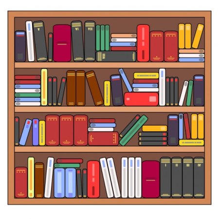 Книжная полка мультяшная
