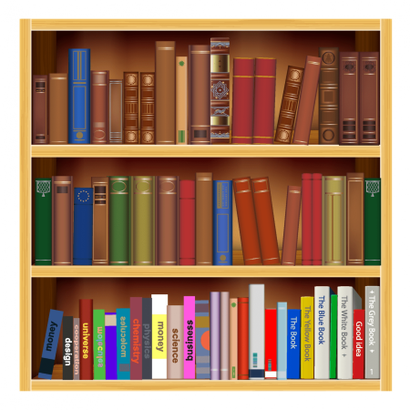 Полка с книжками