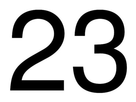 Большие цифры 23